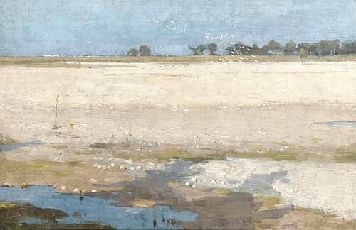 Tangiers over the Marshes, , Alexander Mann