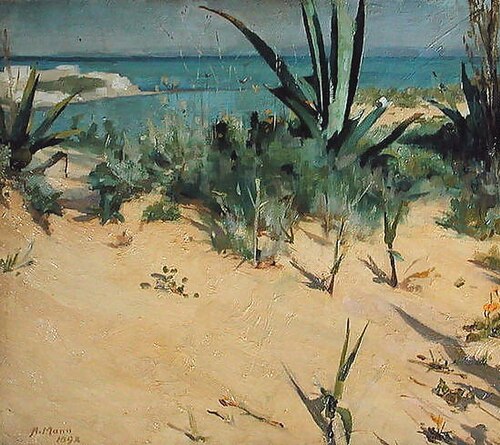Sand Dunes, Tangier, 1892, Alexander Mann