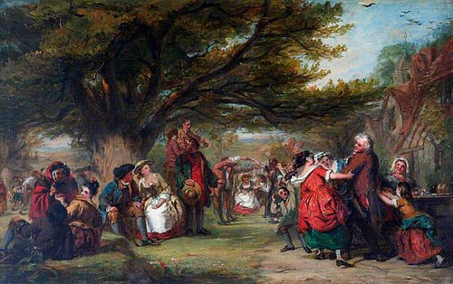 An English Merry-Making, a Hundred Years Ago, 1846, William Powell Frith