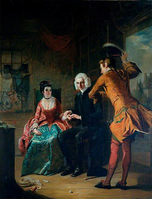 Scene from Laurence Sterne's 'A Sentimental Journey', 1841, William Powell Frith