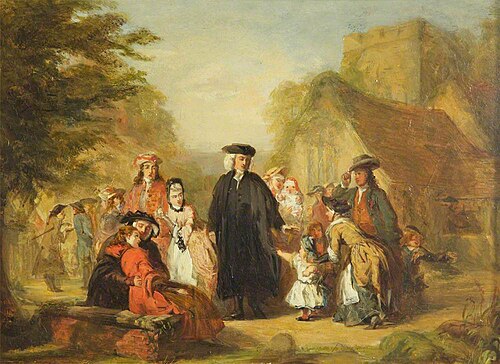 The Village Pastor, 1845, William Powell Frith