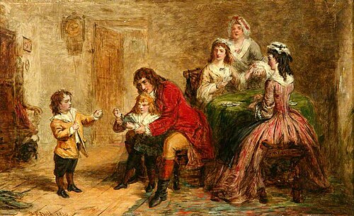 The Squire's Boxing Lesson, 1860, William Powell Frith