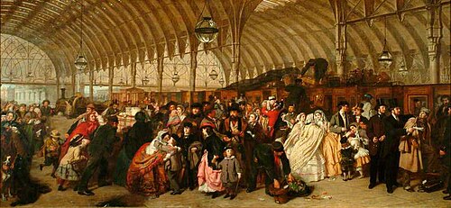 The Railway Station, 1862, William Powell Frith