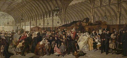 The Railway Station, 1863, William Powell Frith