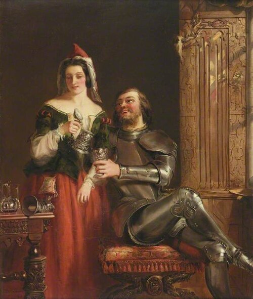 The Knight and the Maid, 1868, William Powell Frith