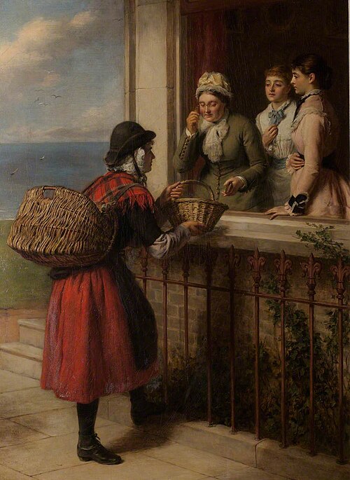 Tenby Fisherwoman, 1880, William Powell Frith