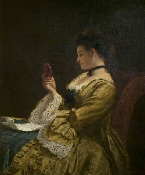 The Miniature, 1883, William Powell Frith