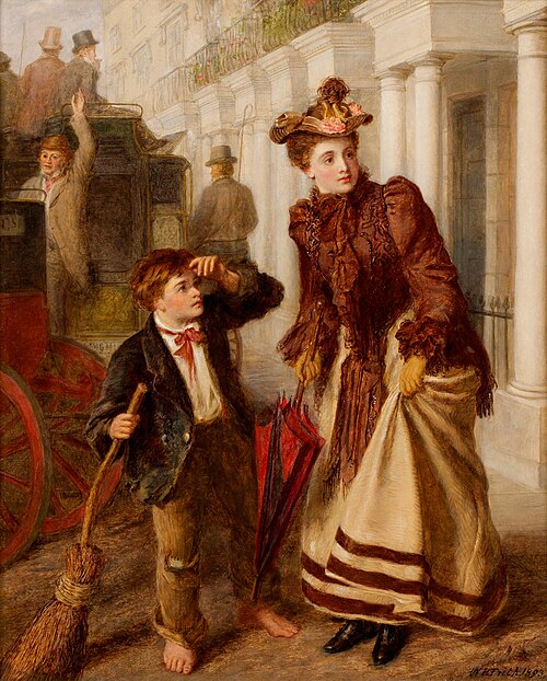 The Crossing Sweeper, 1893, William Powell Frith