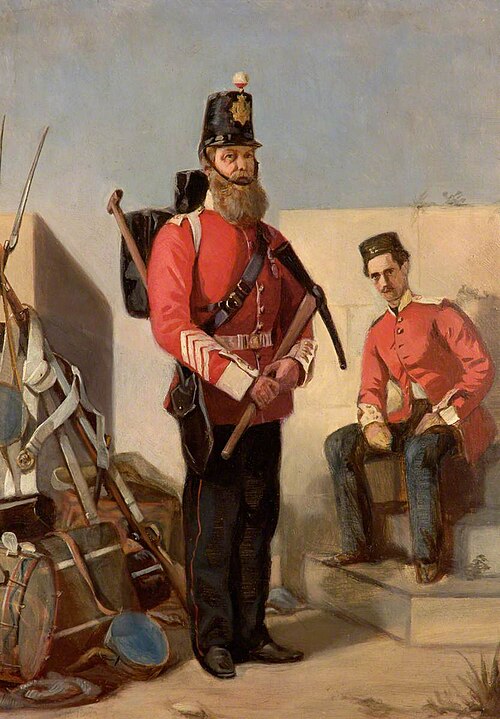 22nd Cheshire Regiment of Foot Pioneer, c.1858, , William Powell Frith