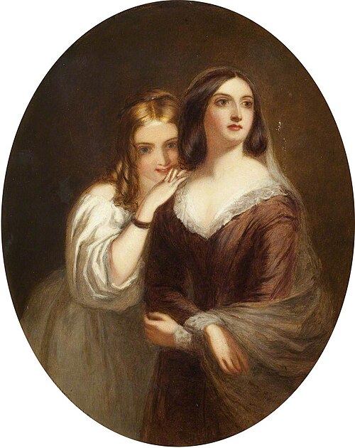 Portrait of Two Girls, , William Powell Frith