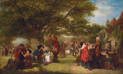 An English Merrymaking a Hundred Years Ago, 1847, William Powell Frith