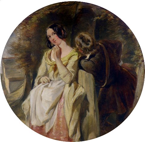 A Sketch: The Proposal, , William Powell Frith