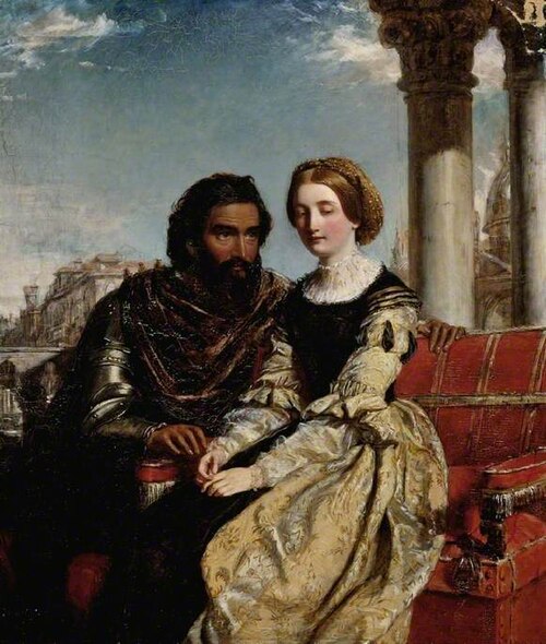 Othello and Desdomona (1856), 1848, William Powell Frith