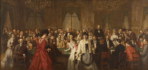 Salon D'Or, Homburg, 1871, William Powell Frith