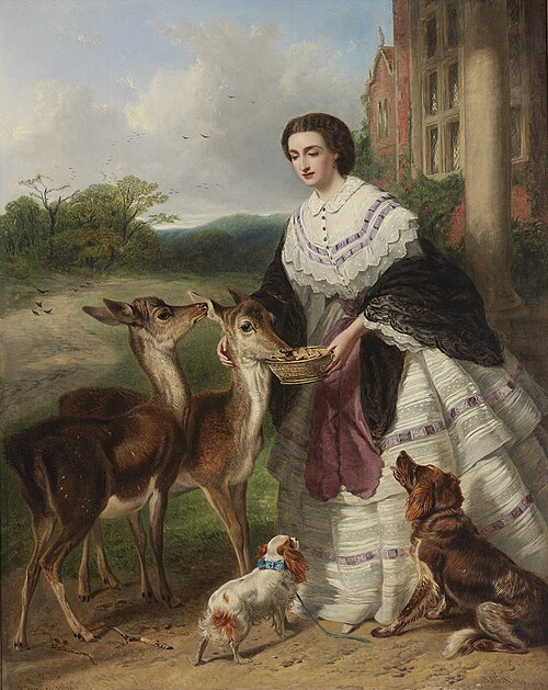 Feeding Time (My Lady's Pets), 1860, William Powell Frith