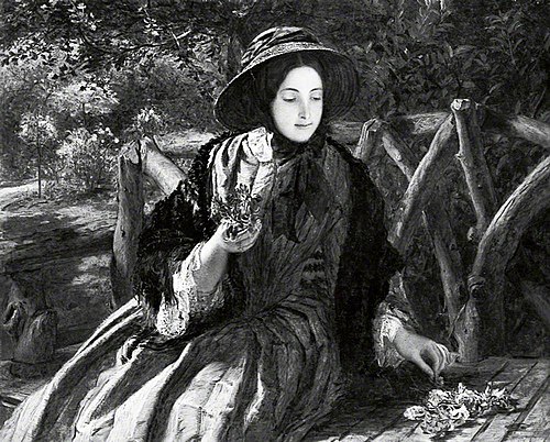 Garden Flowers ( Making A Posy ), 1855, William Powell Frith