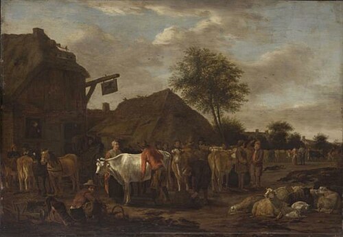 Cattle Market, 1660, Govert Dircksz Camphuysen