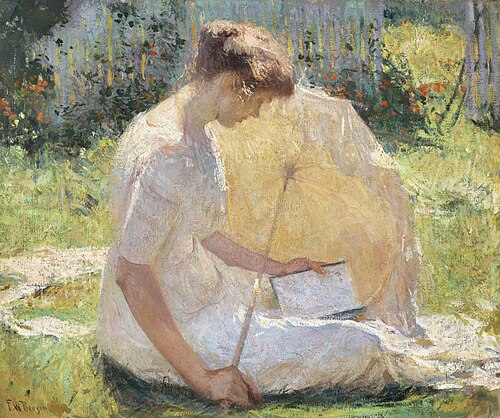 The Reader, 1906, Frank Weston Benson