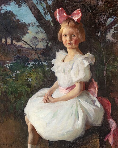 Portrait of Jane Shattuck, 1904, Frank Weston Benson