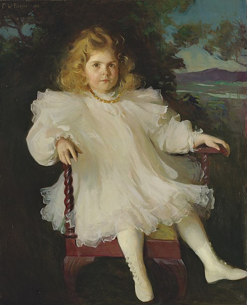Portrait of Marjorie Coldwell Westinghouse, 1899, Frank Weston Benson