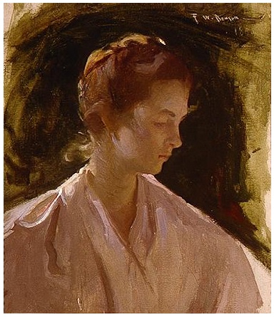 A Young Girl, 1895, Frank Weston Benson