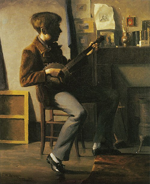 Porträt des Joseph Lindon Smith, 1884, Frank Weston Benson