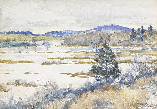 Upper St. Marguerite, 1922, Frank Weston Benson