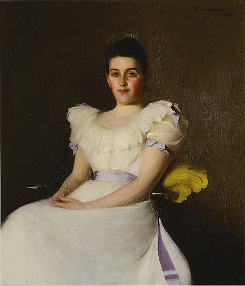 Lavender Trimmings, 1893, Frank Weston Benson