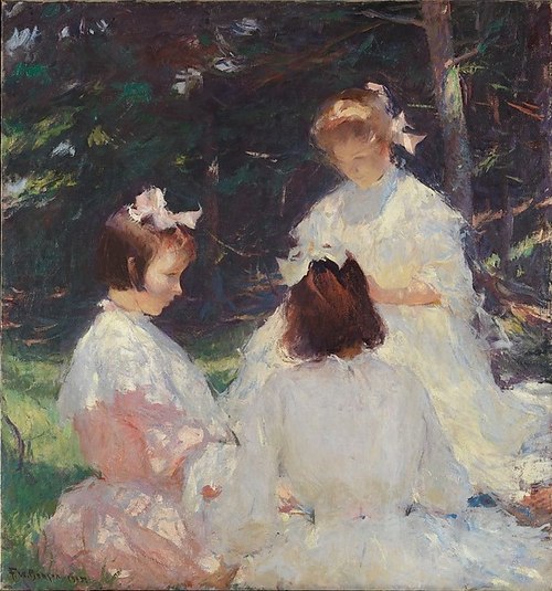 Children in Woods, 1905, Frank Weston Benson