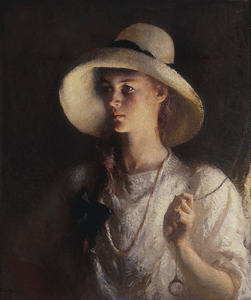 My Daughter, 1912, Frank Weston Benson