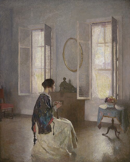 The Open Window, 1917, Frank Weston Benson