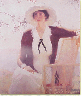 My Daughter Elisabeth, 1914, Frank Weston Benson