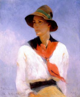 Natalie, 1917, Frank Weston Benson