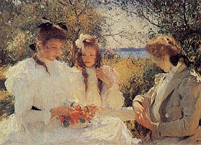 Portrait of My Daughters, 1907, Frank Weston Benson