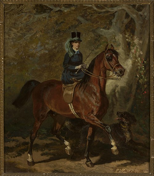 Amazon woman, 1862, Juliusz Kossak