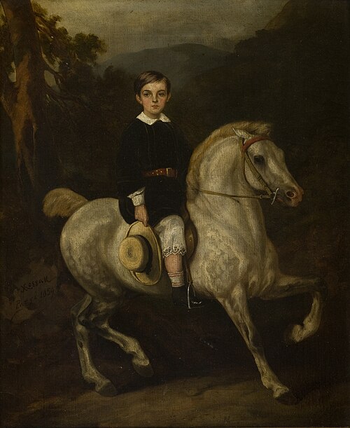 Portrait of General Hauke's Son, 1859, Juliusz Kossak