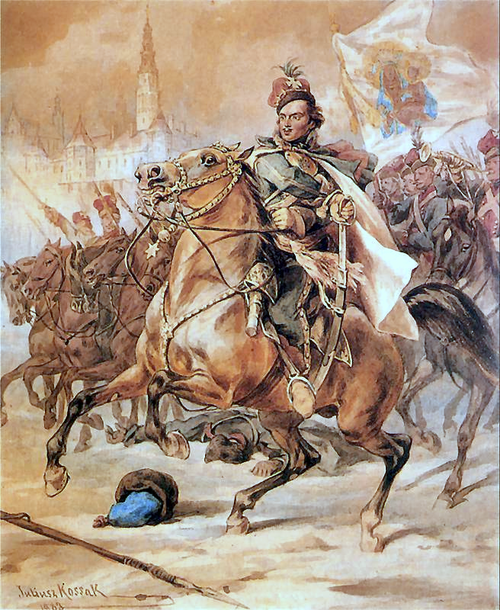 Kazimierz Pułaski pod Częstochową (obraz Juliusza Kossaka), 1883, Juliusz Kossak
