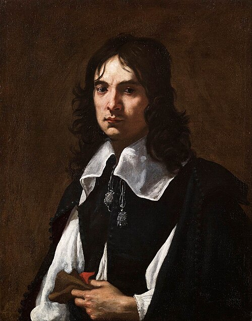 Portrait of a Man with a Glove, 1650, Jacopo Vignali
