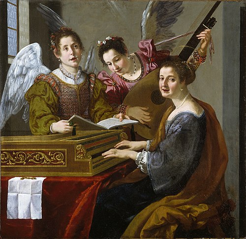 Saint Cecilia, , Jacopo Vignali