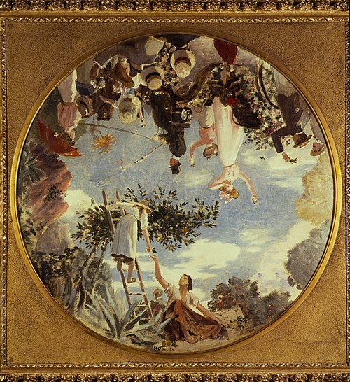 Bataille de fleurs à Nice, 1900, Henri Gervex