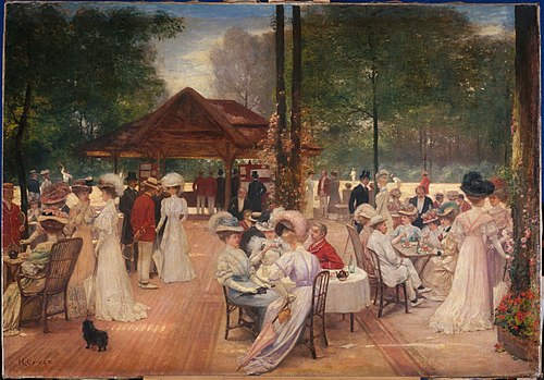 Le Cercle de l'île de Puteaux, 1907, Henri Gervex