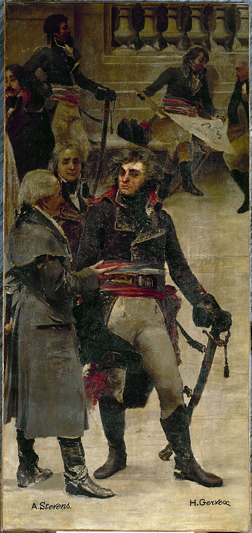 Le Panorama du siècle : Kleber et Monge, entourés de personnalités de la Révolution française, 1889, Henri Gervex
