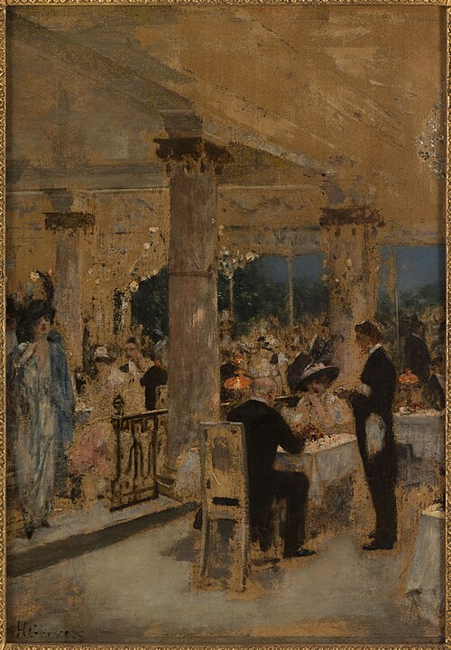Armenonville, le soir du Grand-Prix (P2708), 1905, Henri Gervex
