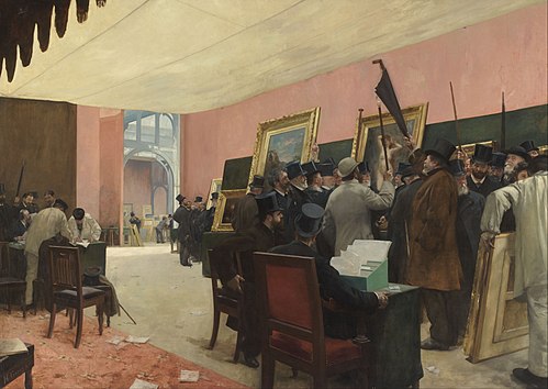 Une séance du jury de peinture au Salon des artistes français, 1883, Henri Gervex