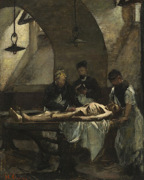 Study for "Autopsy at the Hôtel-Dieu", 1876, Henri Gervex