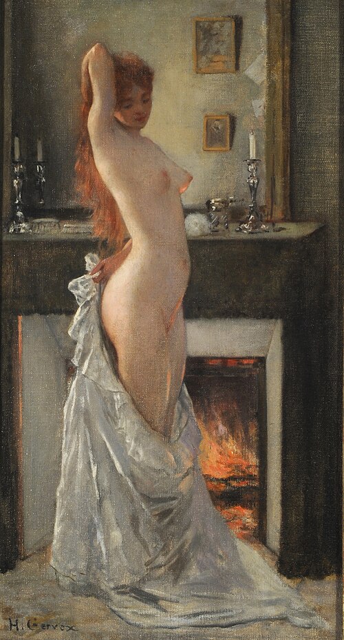 Parisina en su toilette, , Henri Gervex
