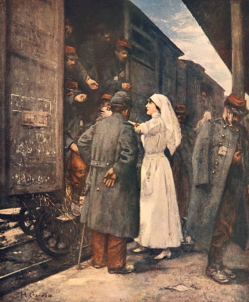 Le train des blessés, 1915, Henri Gervex