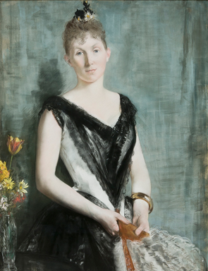Young Woman with a Fan, 1888, Henri Gervex