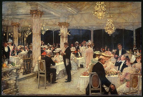 Armenonville, le soir du Grand-Prix, 1905, Henri Gervex