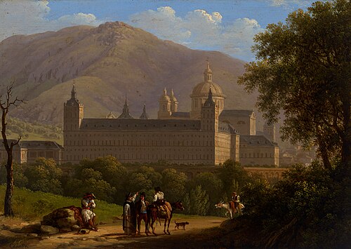 View of the Escorial (one of a pair), , Giuseppe Canella